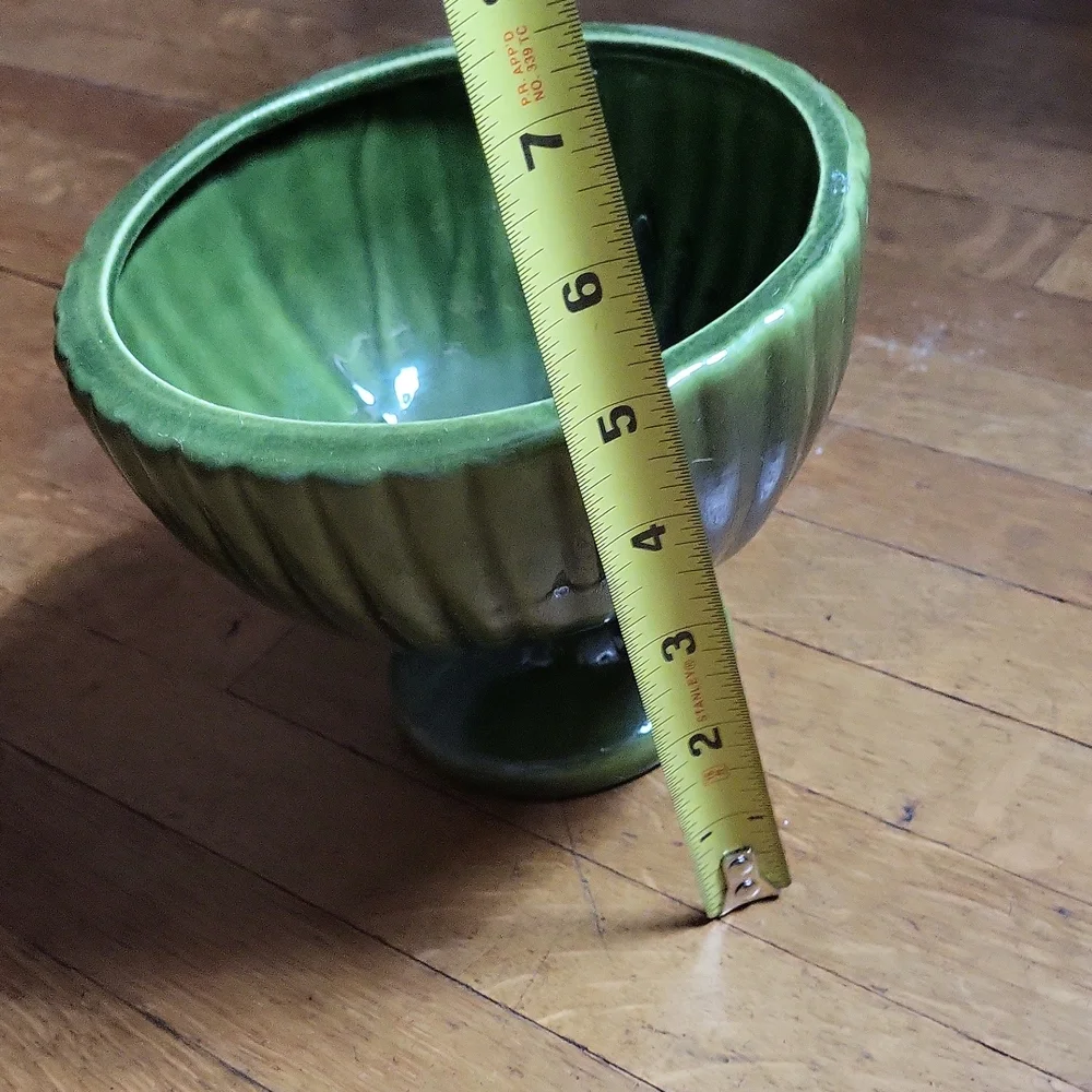 Ceramic Glazed Pedastal Planter - Picture 6 of 6